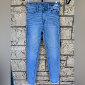 America Eagle Hi Rise Skinny Jeans Size 0 Reg